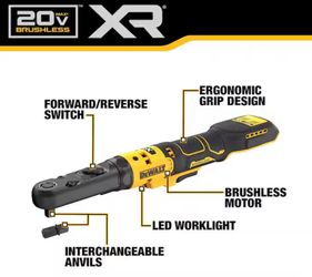Dewalt 20 volt Xr cordless 3/8 in to 1/2 in Anival