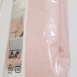 IKEA DVALA fitted sheet in light pink. Full/Double
