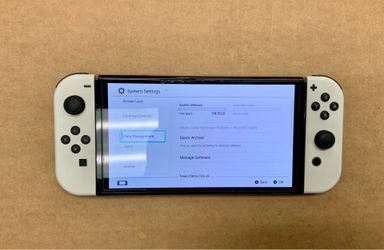 Nintendo Switch OLED Screen DOCK Handheld Gaming Console System White Joysticks Control 64GB Memory Storage Dock Wifi Bluetooth Puzzle Adventure