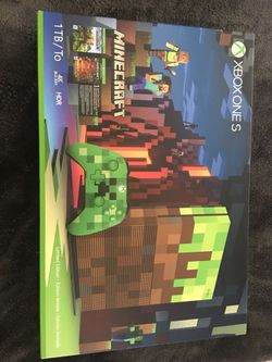 Xbox one S Minecraft edition 1TB.