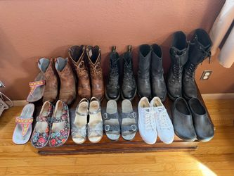 Women’s size 11 boots and shoes