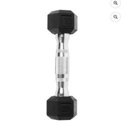 CAP Barbell, 3lb Rubber Hex Dumbbell, Two