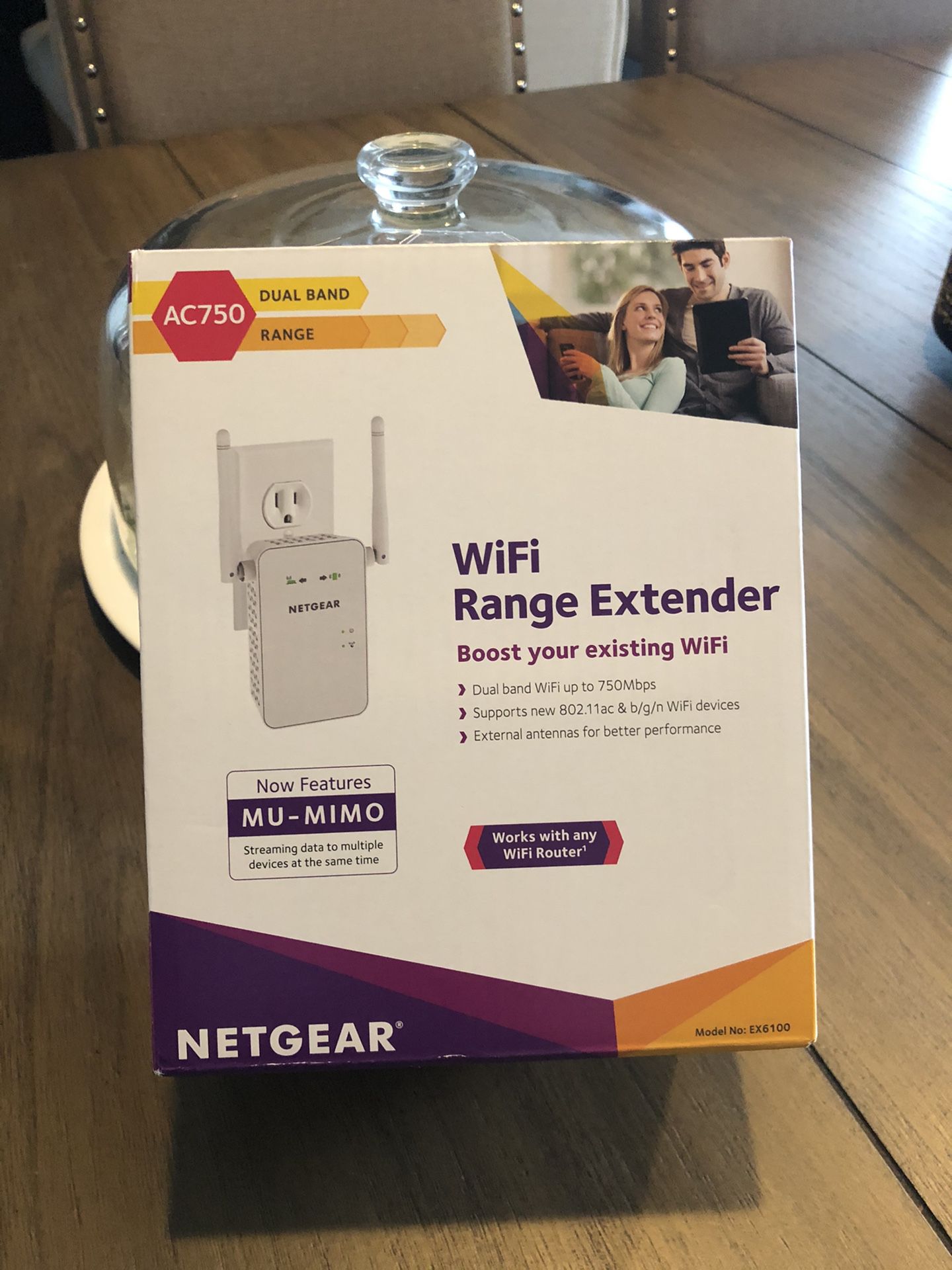 Netgear wifi extender model EX6100