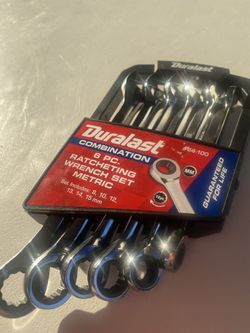 Duralast 64-100 Metric Ratcheting Wrench Set 6 Piece