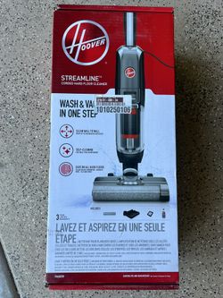 HOOVER Streamline Corded Wet/Dry Hard Floor Cleaner and Vacuum Cleaner with Self Cleaning System for Sealed Hard Floors, Black