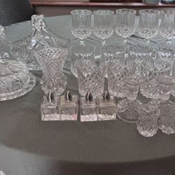 Fine Vintage Crystal Glassware Set