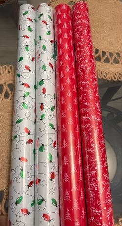 Christmas Gift Wrapping Paper Set – 4 Rolls