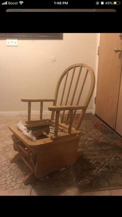 Small wood rocking chair