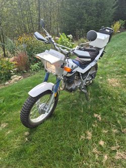 TW200 complete package, trailer, bike, helmet, gear and spare parts