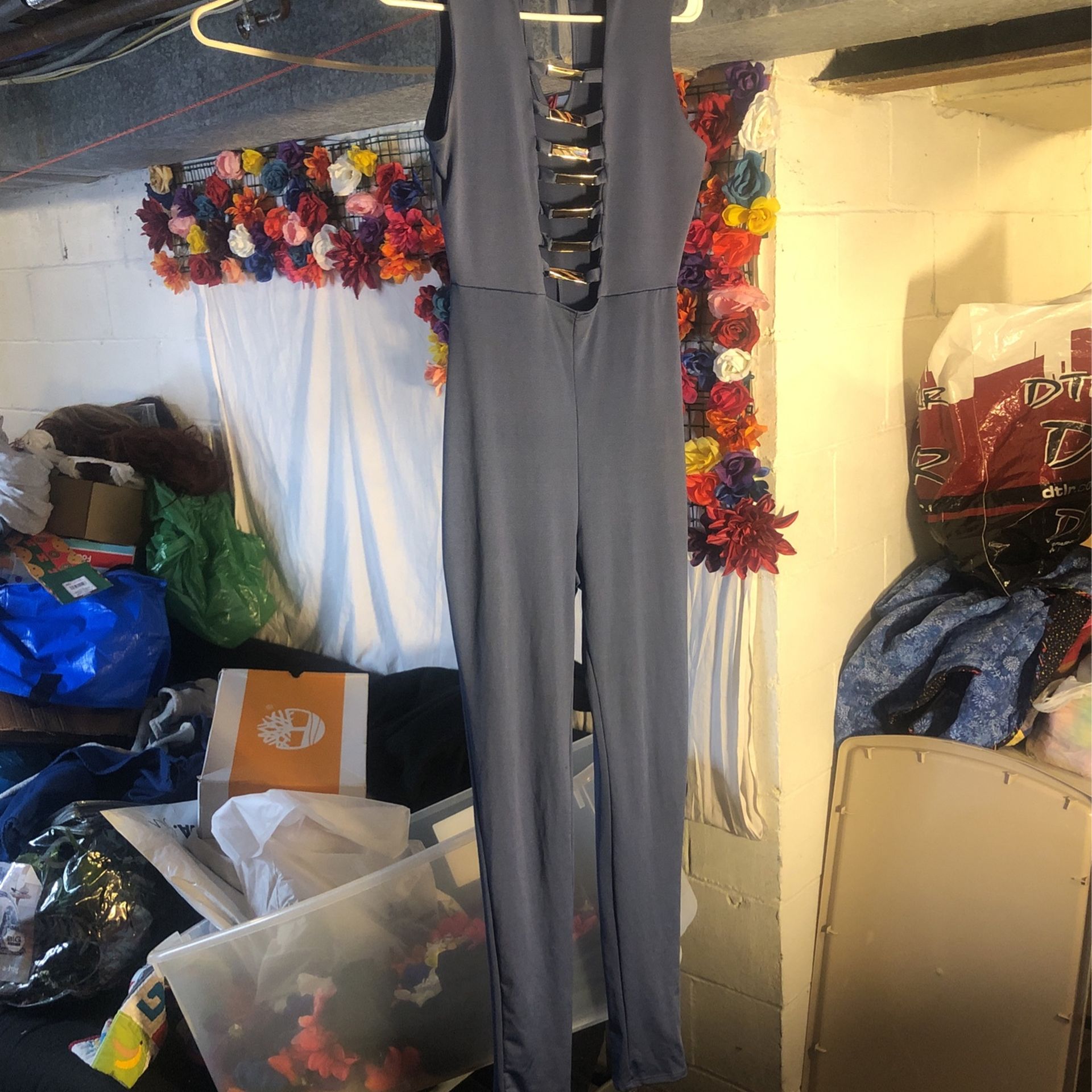 Navy Blue Jumpsuit L