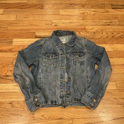 Y2K blue women’s Jean blue denim jacket  Size xs  #denimjackets #denim #retro #2000s #streetwear