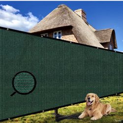 Shade&Beyond 3' X 10' Privacy Screen Fence 170 GSM Fencing Mesh Shade Net Cover for Wall Garden Yard Backyard Indoor Outdoor Home Decoration, Green