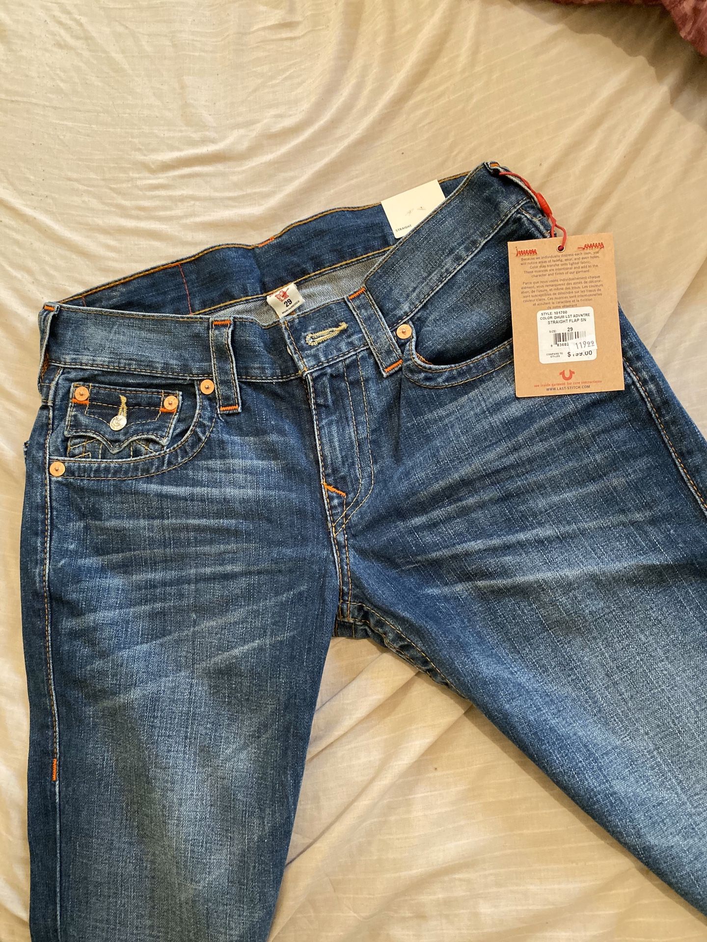 TRUERELIGION 29 True Religion Joey デニム 29/33 IO着用 True