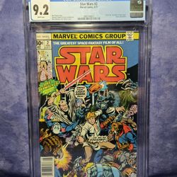 Star Wars #2 1977 CGC 9.2 WP NS 1st App Of Obi-Wan Kenobi 