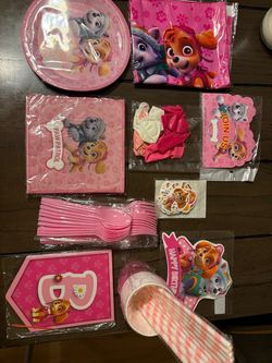 Paw patrol party decorating set