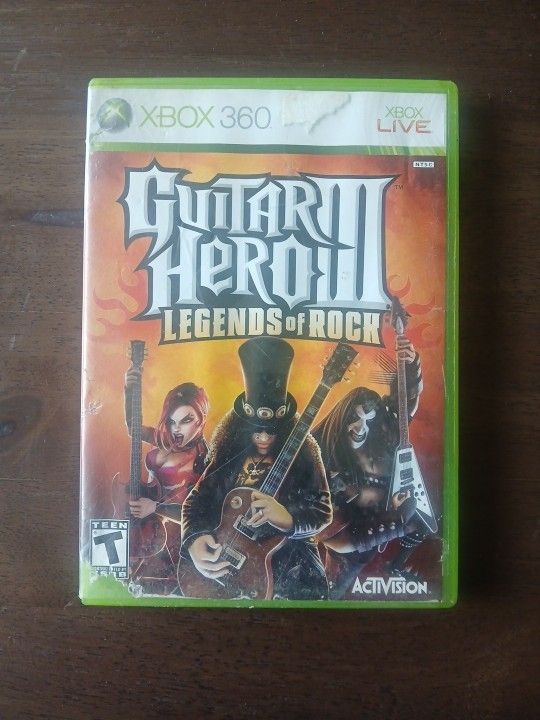 Guitar Hero III Legends Of Rock Xbox 360