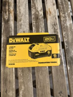Dewalt battery 6ah