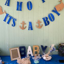 Nautical Party Supplies / Back Drop For Pictures 
