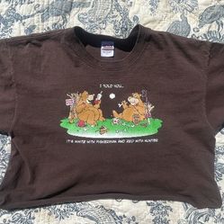 Vintage Anvil Cropped T-shirt