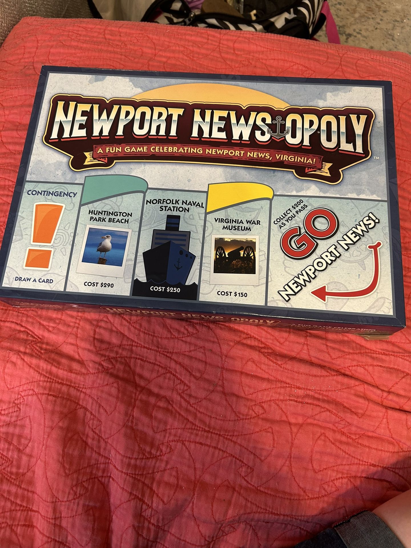Newport Newsopoly A Fun Game Celebrating Newport News Virginia Sealed Complete