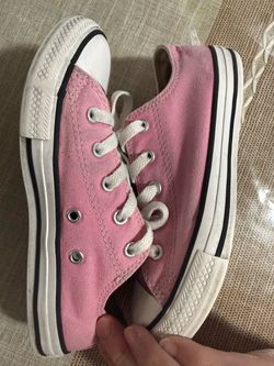 Girls Pink Converse