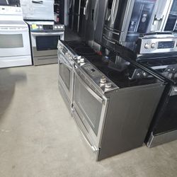 Huge Liquidation Sale Nice Certified Refurbish Gently Used Washer Dryer Refrigerator Oven Stove Stackable Samsung LG Whirlpool GE Maytag Bosh Amana 