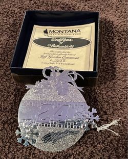Jeff Gordon Ornament Limited Edition Montana Silversmiths