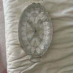 Antique Veggie Platter 