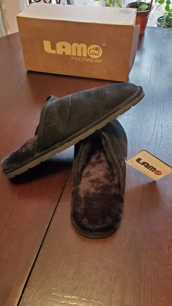 Lamo Men's Scuff Slippers- Size 11