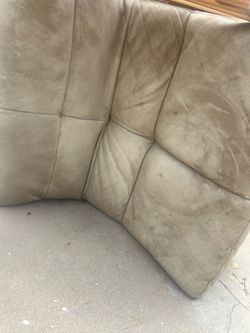 FREE LEATHER COUCHES SET NEED CLEANING