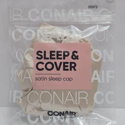 Conair Sleep & Cover Satin Sleep Cap