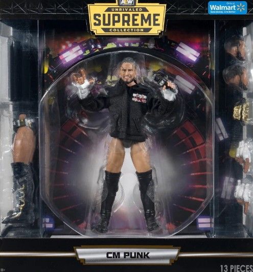 WALMART EXCLUSIVE CM PUNK DELUXE FIGURE