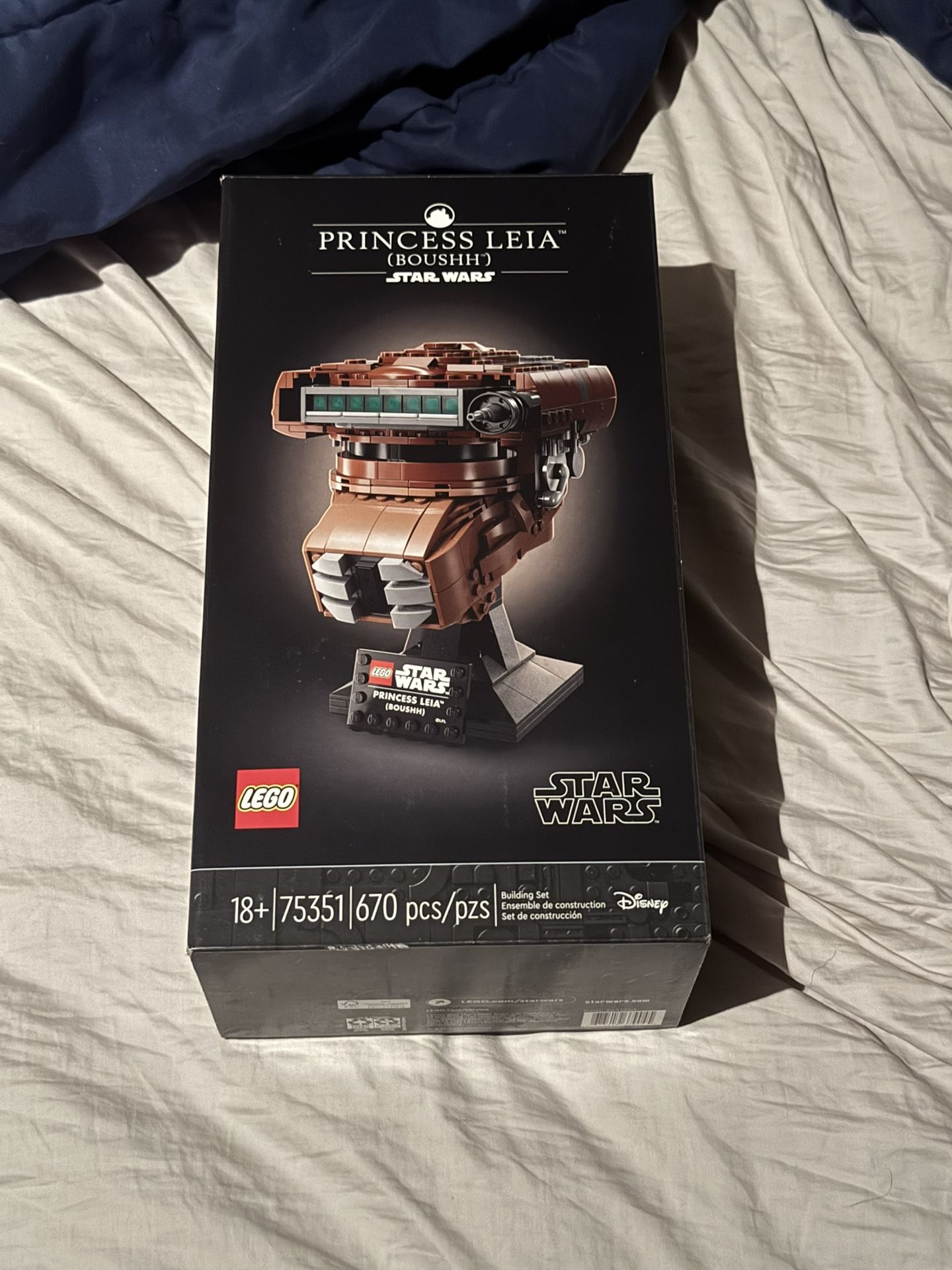 Lego Princess Leia helmet