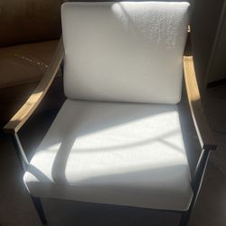 White Modern Accent Chair