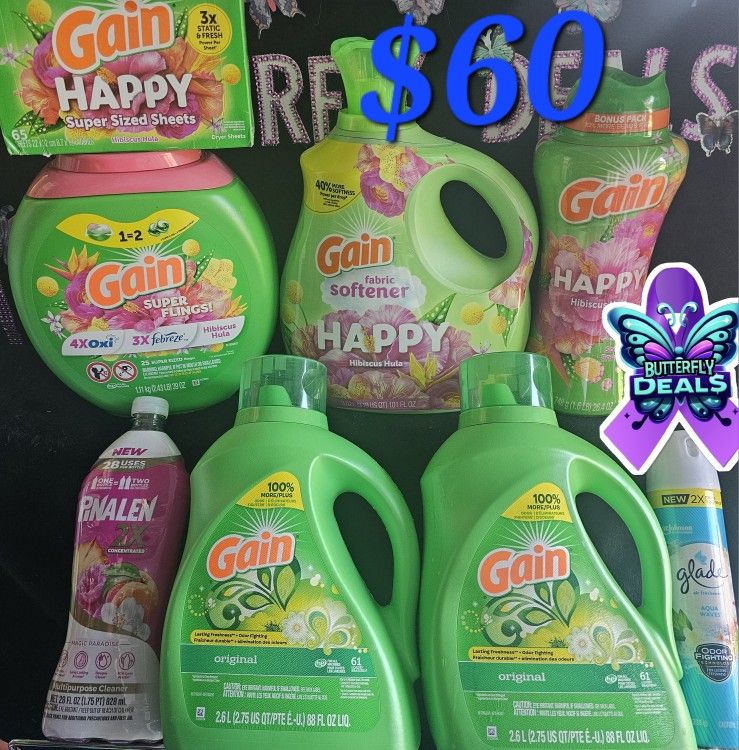 Gain Happy Bundle $60