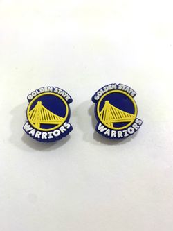 Golden State Warriors NBA basketball Shoe Charm Collectibles Lot Of 2