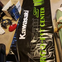 Kawasaki Motorcycle Banner
