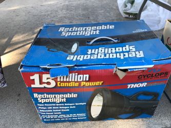 Rechargeable spotlight