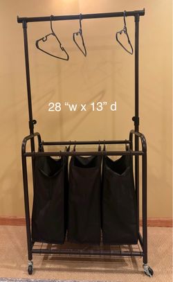 Laundry cart/sorter rolling