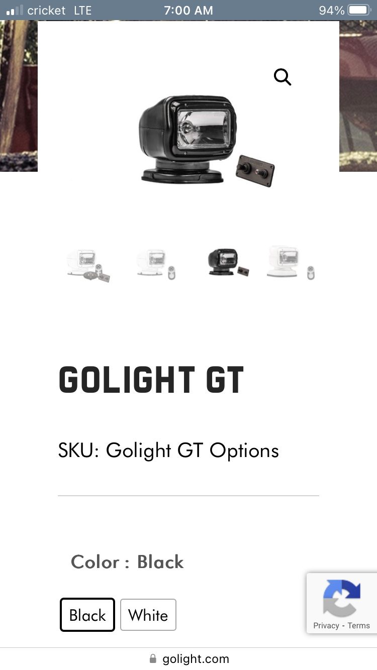 Golight Spotlight Gt