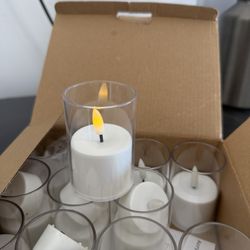 12 Pack Flickering LED Candels 