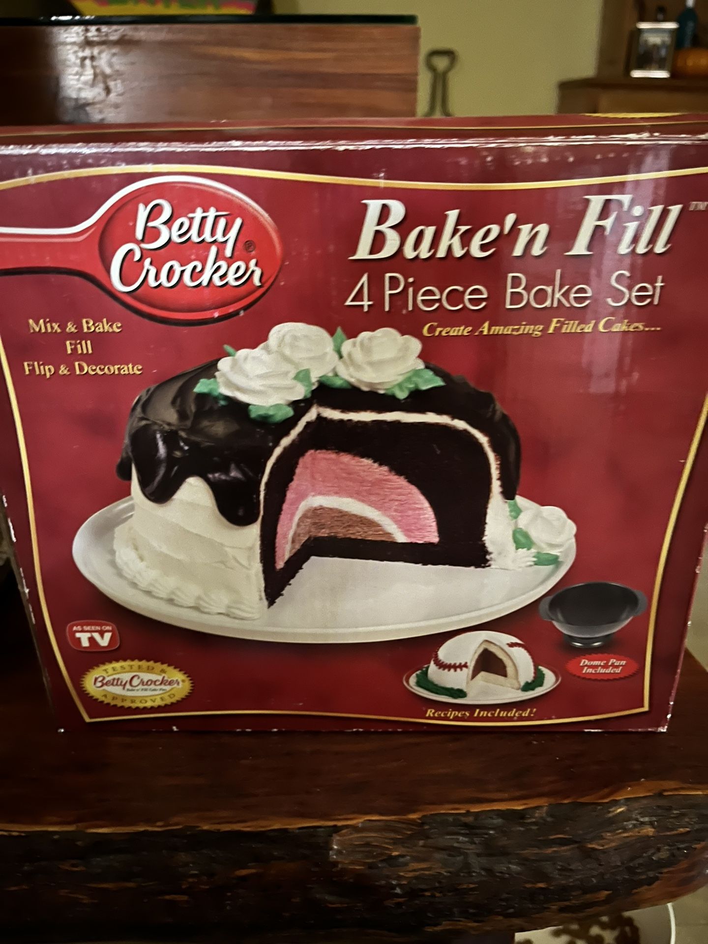 Bake’n Fill Betty Crocker 4 Piece Bake Set