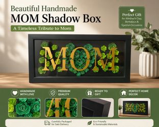 Handmade Mom shadow box - perfect gift