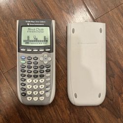 Texas Instruments TI-84 Plus Silver Edition Graphing Calculator w/ Slide Cover