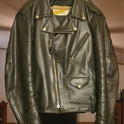 Leather Jacket And Chaps