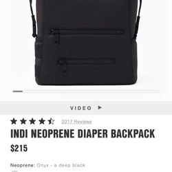 DAGNE DOVER INDI NEOPRENE DIAPER BACKPACK