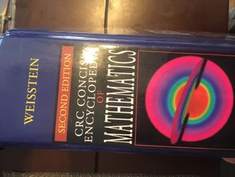 CRC concise encyclopedia of mathematics used second edition