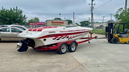 2001 Aquatron 22 Open Bow Boat - 375 HP Stern Drive Engine