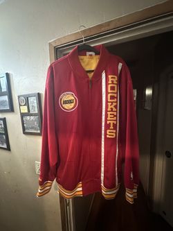 Mitchell N Ness Jacket Houston Rockets 