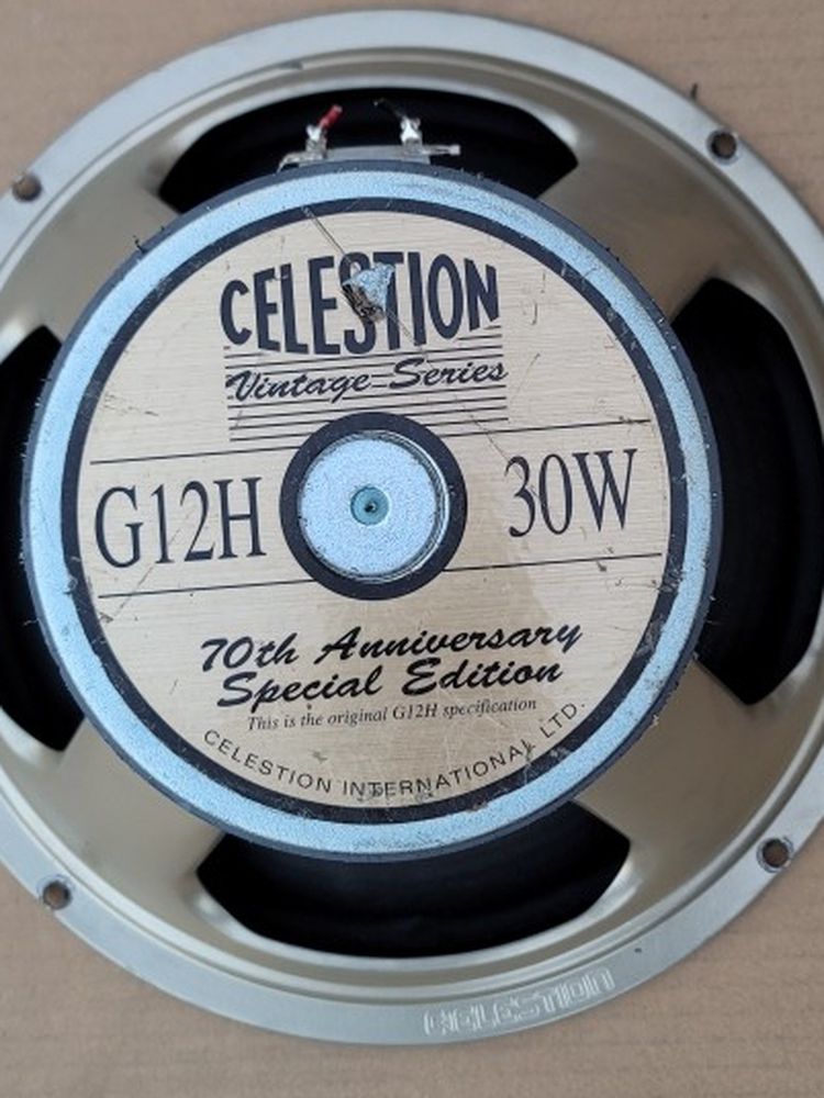 G12H Anniversary 30W 8ohm Guitar Speaker By Celestion - Used But In Proper Working Order